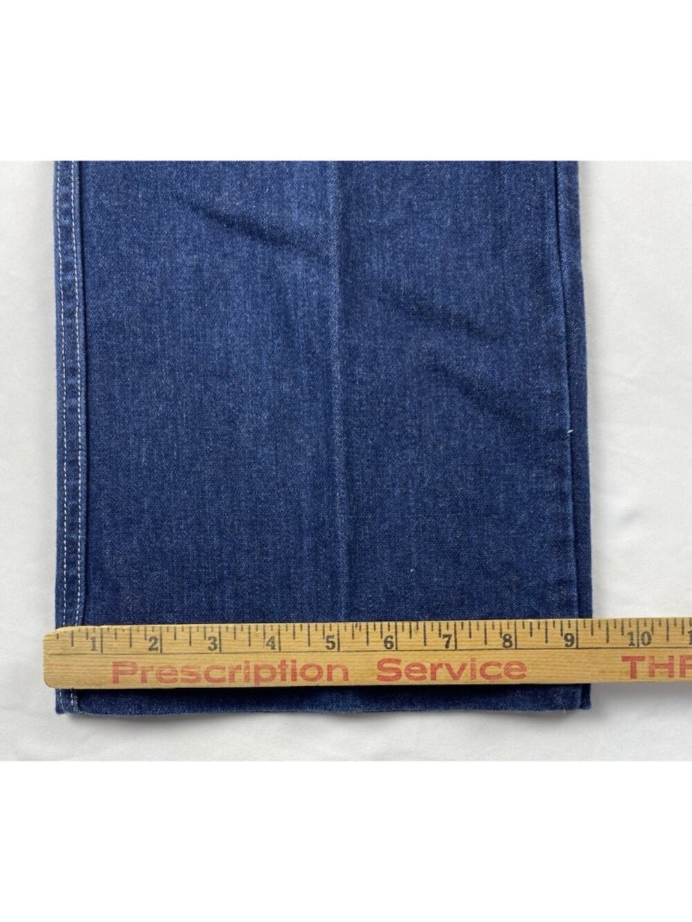 VTG 80s Style Jrs / Womens High Rise Size 7 Wide Leg Deep Pocket Tie Back Pocket - Picture 7 of 13